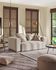 Blok 2-seater sofa in beige 210 cm
