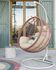 Elianis terracotta hanging chair with base