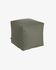 Squared 50 x 50 cm Green Nedra pouf