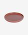 Roperta porcelain dinner plate in terracotta