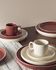Roperta porcelain coffee cup and saucer in beige