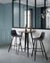 Graphite Alve barstool height 80 cm