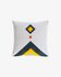 Itri 100% cotton multi-colour rhombus cushion cover white 45 x 45 cm