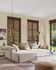 Blok 3 seater sofa with left-hand chaise longue in beige, 300 cm