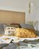 Caitlin 100% cotton cushion cover in mustard 30 x 50 cm