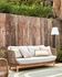 Catalina 3 seater sofa made with beige cord and 100% FSC solid acacia wood, 170 cm