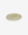 Sayuri porcelain dessert plate in green and white