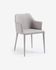 Croft faux leather chair in beige