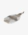 Vanina round serving board in grey and white marble