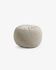 White Shott pouf Ø 50 cm
