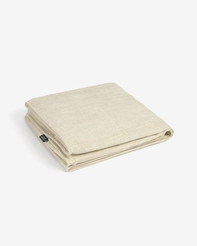 Blok 2 seater sofa cover in white linen