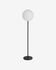 Outdoor Dinesh floor lamp in black steel
