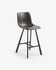 Dark brown Trap barstool height 61 cm