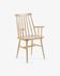 Tressia chair natural with armrests